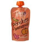 Ella's Kitchen Peaches & bananas 4 maand knijpzak bio