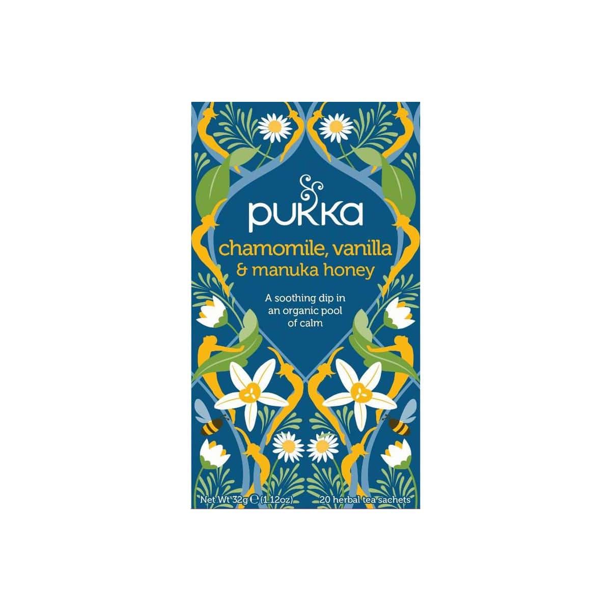 5060229013798_A1N1.jpg Pukka Chamomile vanille/manuka honing bio - Afbeelding 1