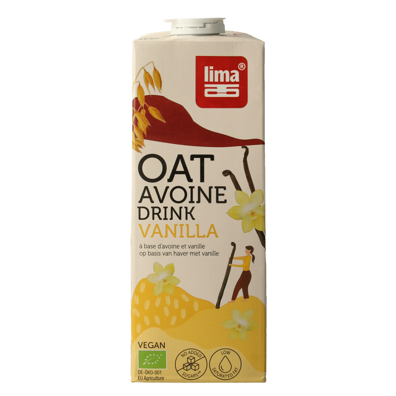 5411788044776_A1N1.png Lima Oat drink vanilla bio - Afbeelding 1