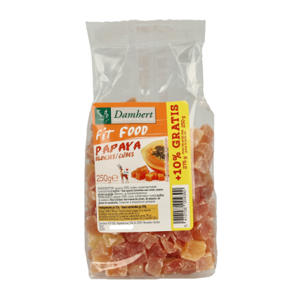 Damhert Fit food papayablokjes