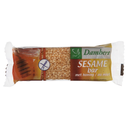Damhert Sesambar glutenvrij