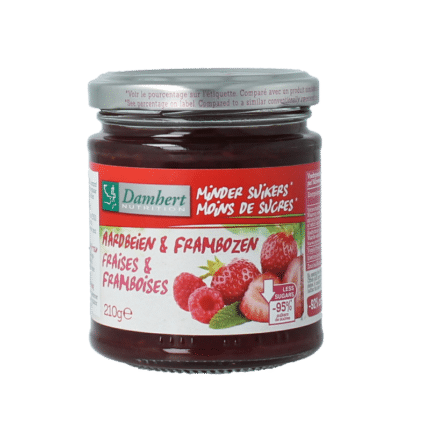 Damhert Confituur aardbei/framboos low carb