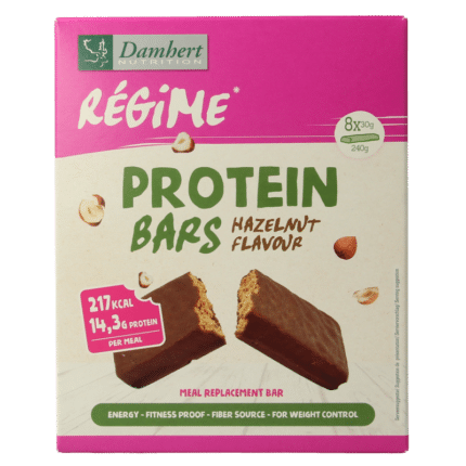 Damhert Afslank proteinereep chocolade hazelnoot