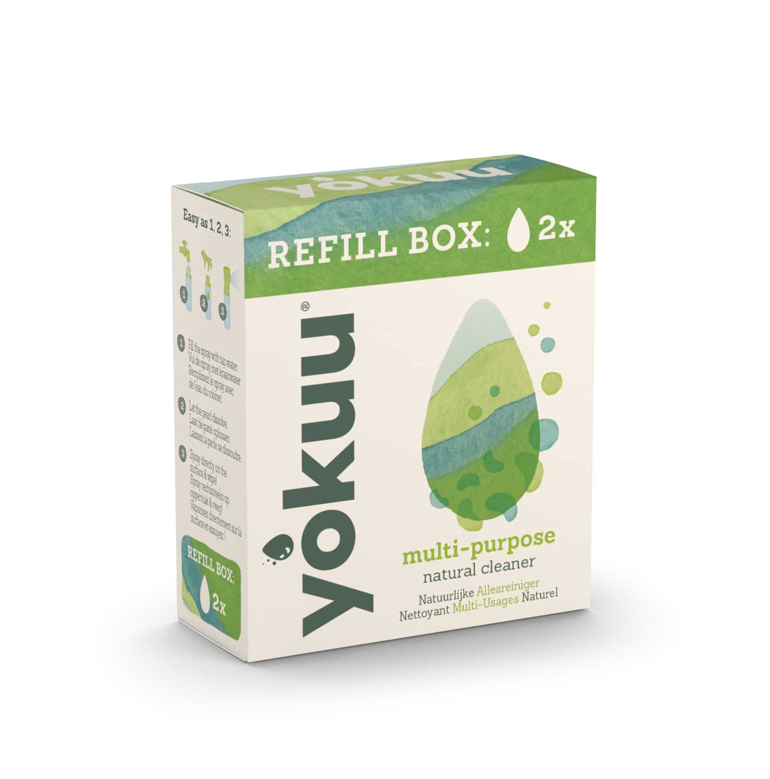 5419980270177_A1N1.jpg Yokuu Allesreiniger refill 2 stuks - Afbeelding 1