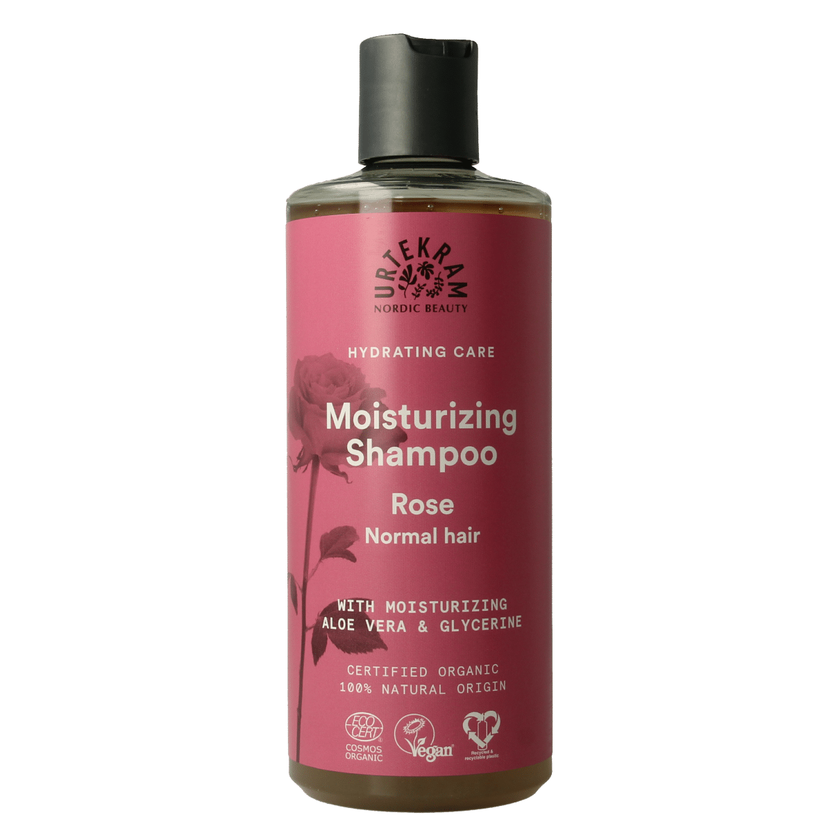 5765228837337_A1N1.png Urtekram Shampoo rozen normaal haar - Afbeelding 1