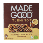 MadeGood  Mornings bar choco chip bio