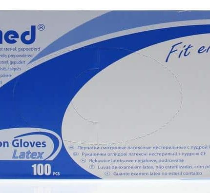 Romed Latex handschoen niet steriel gepoederd S