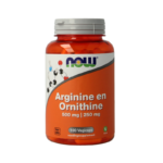 NOW Arginine & ornithine 500 / 250mg