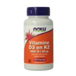 NOW Vitamine D3 1000IE & Vitamine K2