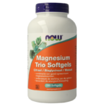 NOW Magnesium trio softgels