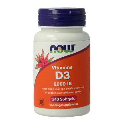 NOW Vitamine D3 2000IE