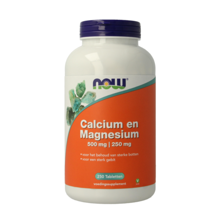 NOW Calcium 500mg magnesium 250mg