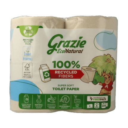 Grazie Natural Toiletpapier 2-laags