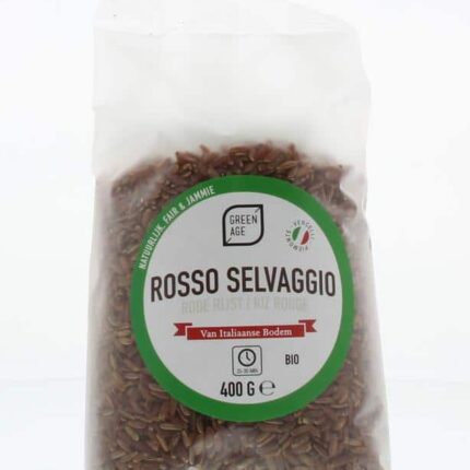 Greenage Rode rijst rosso selvaggio bio