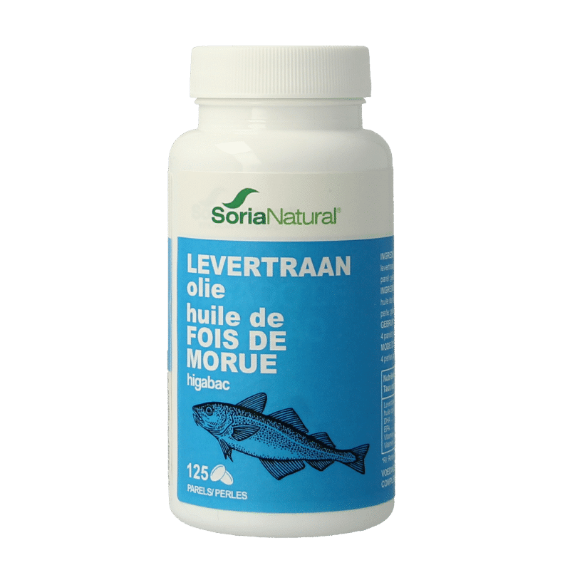 8422947060749_A1N1.png Soria Natural Higabac levertraanolie - Afbeelding 1