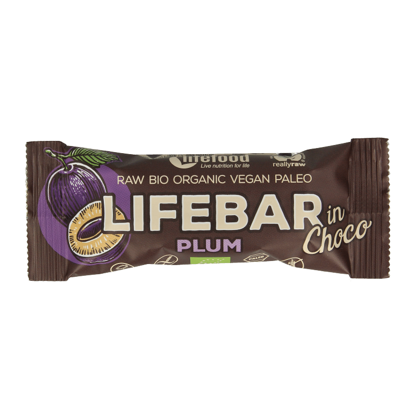 8595657102426_A1N1.png Lifefood Lifebar Inchoco pruimen bio raw - Afbeelding 1