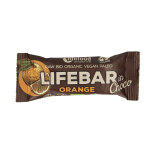 Lifefood Lifebar inchoco sinaasappel bio raw