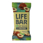 Lifefood Lifebar oatsnack proteine hazelnoot crunch bio
