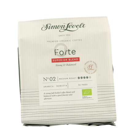 Simon Levelt Cafe pads forte superior blend bio