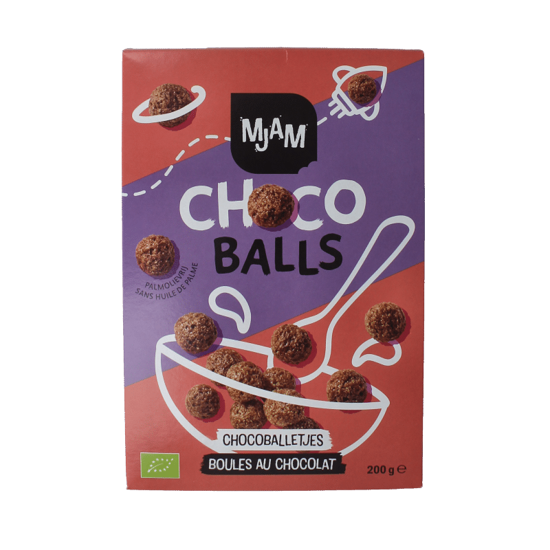8711521160174_A1N1.png Mjam Choco balls bio - Afbeelding 1