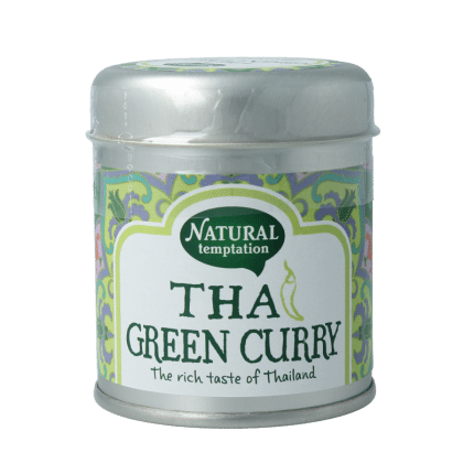 Natural Temptation Thai green curry blikje bio