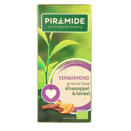 Piramide Verwarmend groene thee sinaasappel & kaneel bio