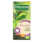 Piramide Verwarmend groene thee sinaasappel & kaneel bio - Afbeelding 3