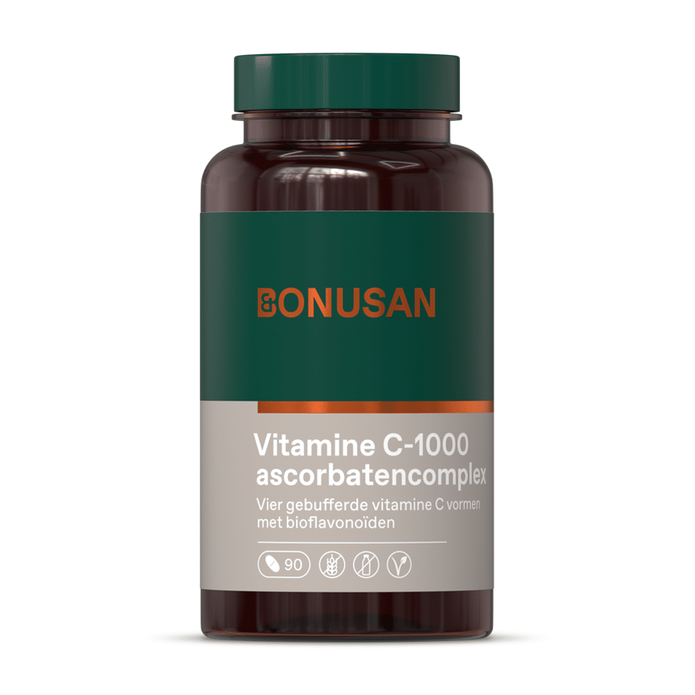 8711827106333_A1N1-1.png Bonusan Vitamine C 1000 ascorbaten complex - Afbeelding 1