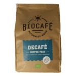 Biocafe Coffee pads caffeinevrij bio
