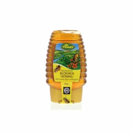 Traay Bloemenhoning knijpfles bio