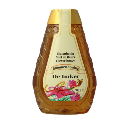 De Imker Bloemenhoning knijpfles