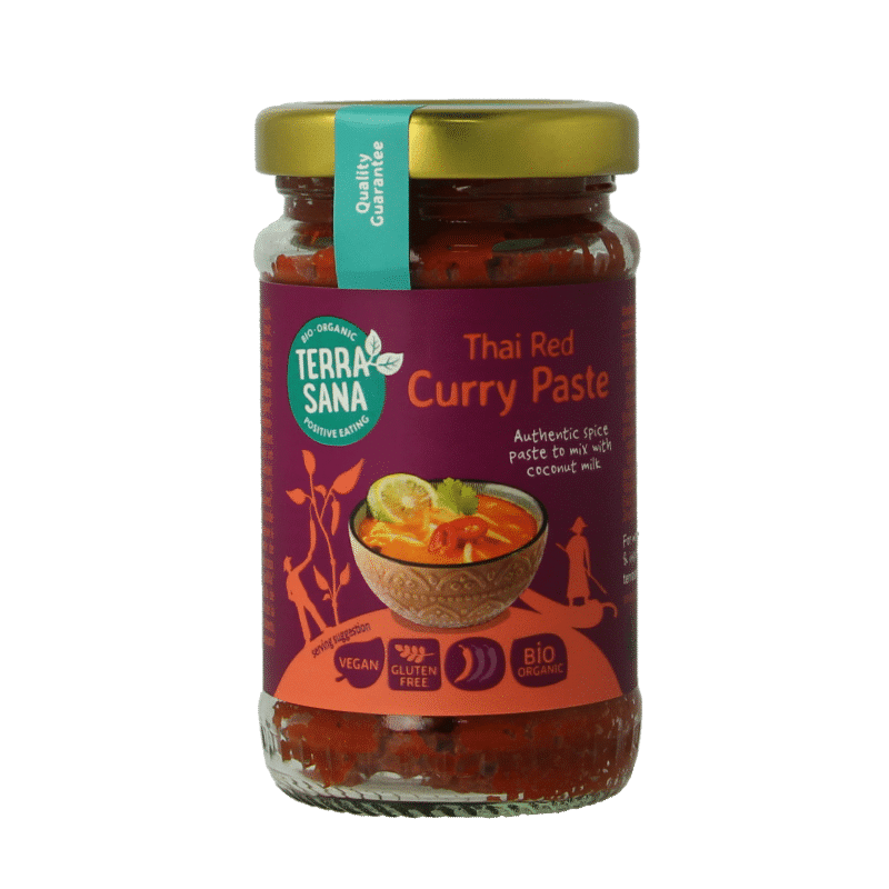 8713576002768_A1N1.png TerraSana Thaise rode currypasta bio - Afbeelding 1