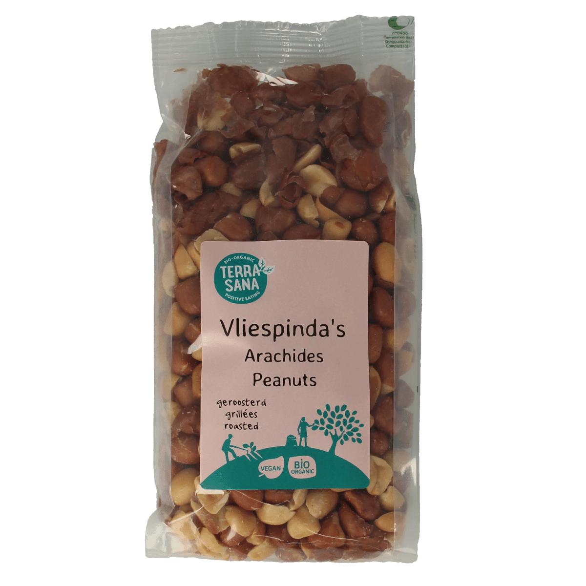 8713576007732_A1N1.png TerraSana Pinda vlies zonder zout geroosterd bio - Afbeelding 1