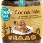 TerraSana Raw cacao nibs in glas bio