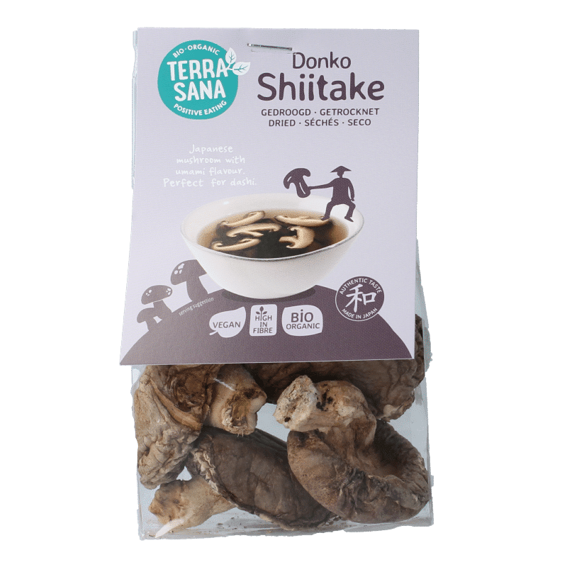 8713576473636_A1N1.png TerraSana Shiitake donko bio - Afbeelding 1