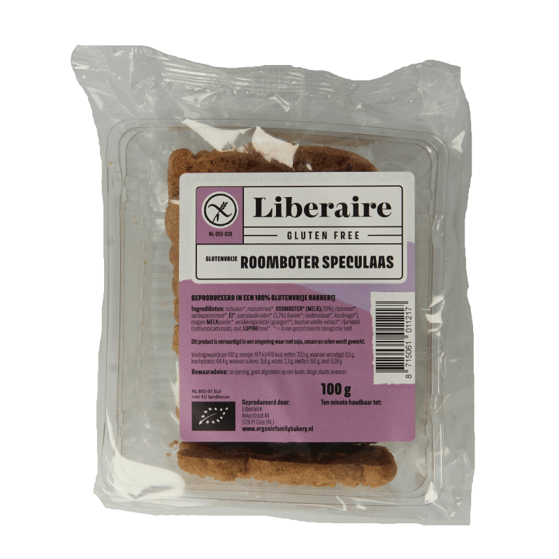 8715061011217_A1N1.png Liberaire Speculaas roomboter bio - Afbeelding 1