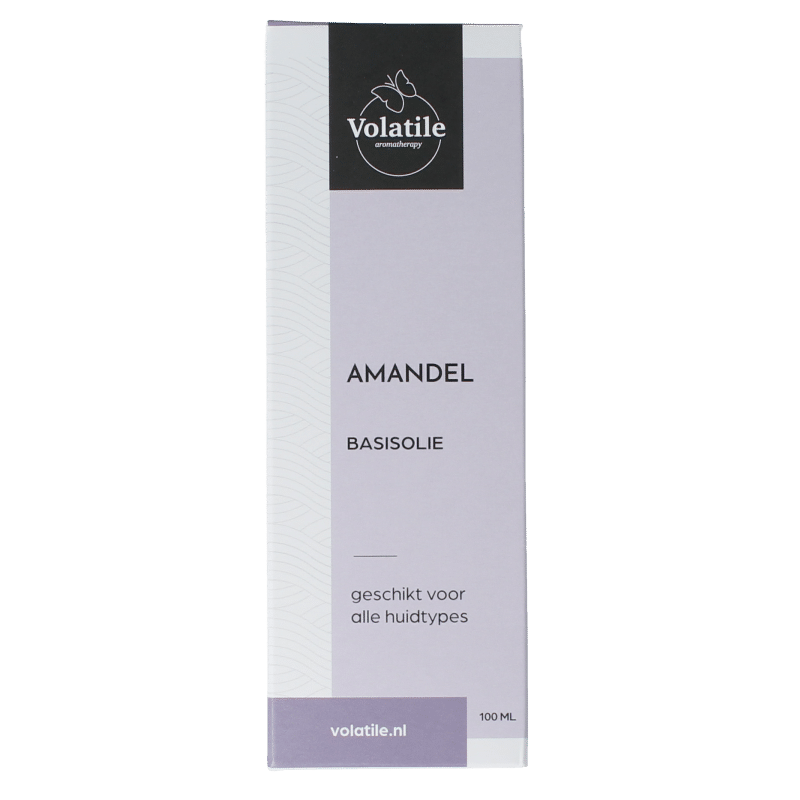 8715542035893_A1N1.png Volatile Amandel basisolie glazen fles - Afbeelding 1