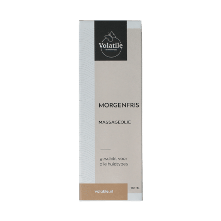 Volatile Massageolie morgenfris glas met pomp