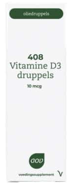 AOV 408 Vitamine D3 druppels 10mcg
