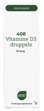 AOV 408 Vitamine D3 druppels 10mcg