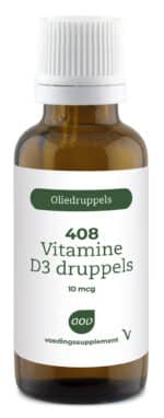 AOV 408 Vitamine D3 druppels 10mcg - Afbeelding 2