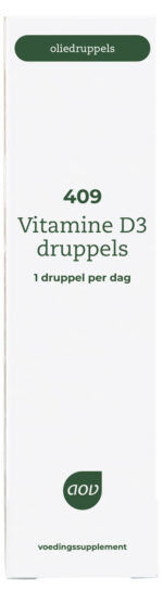 AOV 409 Vitamine D3 druppels 25mcg