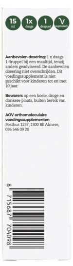 AOV 409 Vitamine D3 druppels 25mcg - Afbeelding 3