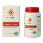 Vitals Vitamine B1 thiamine 100mg - Afbeelding 2