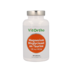 VitOrtho Magnesium bisglycinaat 100 mg en taurine 200 mg