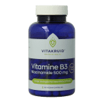 Vitakruid Vitamine B3 Niacinamide 500 mg Flush Free