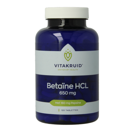 Vitakruid Betaine HCL 650mg & pepsine 160mg