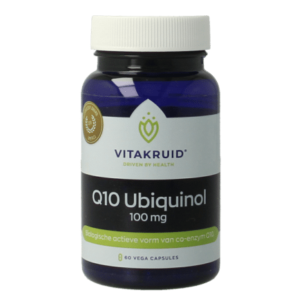 Vitakruid Co-enzym Q10 Ubiquinol actieve vorm Kaneka 100 mg