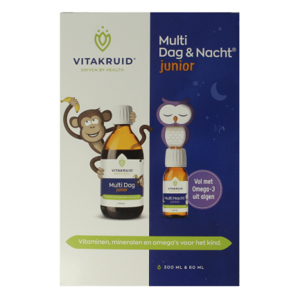 Vitakruid Multi Dag & Nacht Junior 100% Vegan