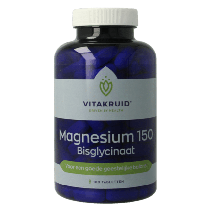 Vitakruid Magnesium 150 Bisglycinaat met 200mg L-Taurine